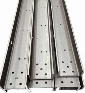 Drilling holes steel processing