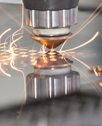 Flat Laser cutting steel plate Flat Laser Cutting a Steel Plate