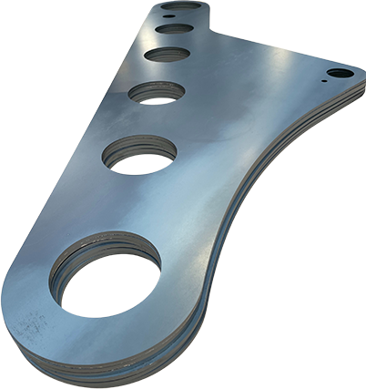 Flat laser cutting 8mm steel plate Flat laser cutting 8mm steel plate