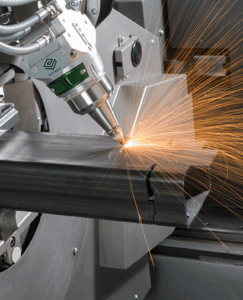 Tube laser cutter