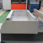 Laser cut stainless steel and formed on press brake