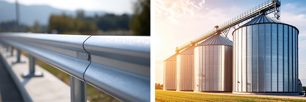 Magnelis application in Agriculture and road infrastructure