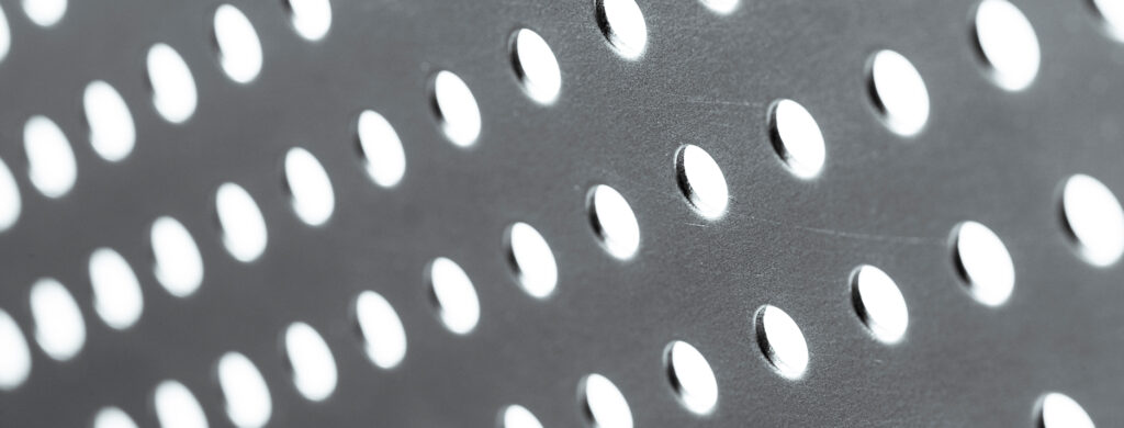 Perforated Magnelis steel plate
